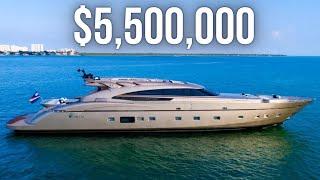 AB Yachts 36M ULTRA FAST SuperYacht Tour | Inside a $5,500,000 Sport Yacht with WATERJETS