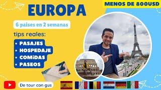 Descubre CÓMO Viajar a Europa con Poco Dinero!   