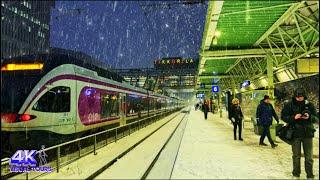 Severe Snowstorm Hits Vantaa, Finland ️ Flight Delays Mark January 10, 2025.