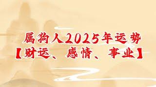 生肖属狗人2025年财运、感情运势、事业运势整体分析 #生肖狗 #运势 #生肖運程 #2025年