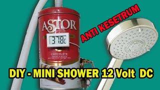 Membongkar Cara Membuat Shower Mandi Air Panas  Menggunakan BUSI 12 Volt DC , Aman dan Anti Boros