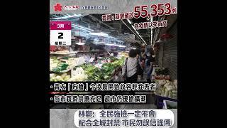 每日疫情速報 | 3月2日 香港今日新增55,353例確診