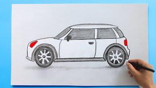 How to Draw a Car : Narrated Step by Step Car Drawing