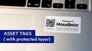 Asset tags (with protected layer)