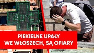 Zabójcze upały we Włoszech. Nagrano, co się dzieje w Rzymie