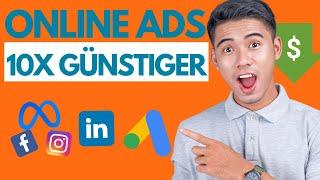 Wie du deine Online Business Werbung 10x GÜNSTIGER machst! 