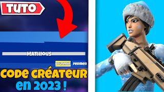 Tuto FR| Voici COMMENT AVOIR UN CODE CRÉATEUR sur Fortnite en 2024 !