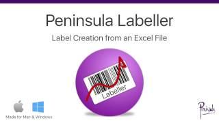 Printing labels using an Excel File on Mac and Windows with Labeller