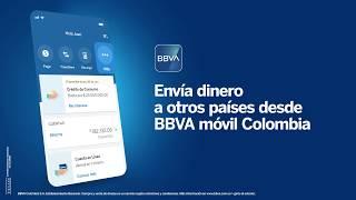 Envía dinero a otros países desde BBVA móvil Colombia.