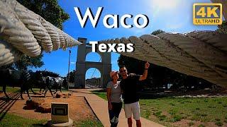 Waco Texas TX 4k Downtown Travel Tour