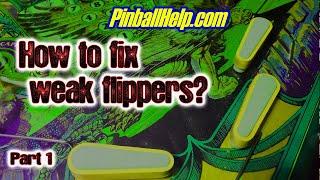 Fixing "Weak" Pinball Flippers - Bally Paragon (Part 1) - PinballHelp.com