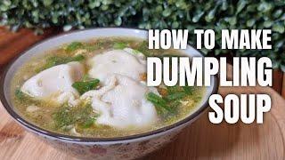 How to make commercial frozen dumplings into fascinating DUMPLING SOUP | How to cook dumpling soup