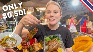 $10 Street Food Challenge in Bangkok, Thailand!