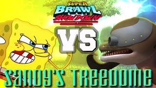 SpongeBob SquarePants vs Dr. Blowhole | Super Brawl Showdown v0.3.1b Full Match Gameplay