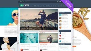 How to Create a Blog Website - WordPress Extra Theme Tutorial 2017