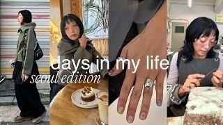 day in my life in korea | new hobbies, slow days exploring seochon, local restaurants | 30's diaries