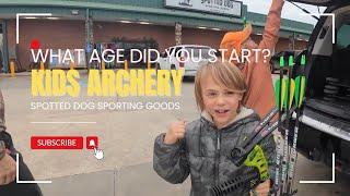 Kids First Bow | Archery Setup and How to with Spotted Dog Sporting Goods