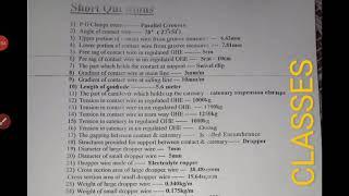 Top 50 Questions of OHE (Over Head Equipment) | Railway Electrification Work imp. Questions & Answer