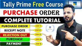 Tally Prime - Purchase Order process | Tally me purchase order kaise banaye