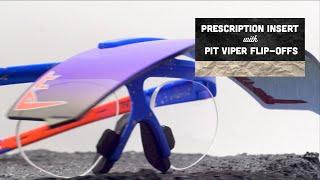 SVED Optical Prescription Insert with Pit Viper Flip-Offs | Overview, Insertion, and Removal