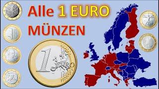 1 EURO Münzen im Euroraum - die komplette Übersicht über alle 35 Münzen