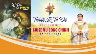 BÀI CẢM ƠN CỦA TÂN LINH MỤC GIUSE VŨ CÔNG CHÍNH TẠI GIÁO XỨ HÀ NGOẠI