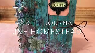 Recipe Junk Journal Flip Through!