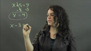 How to Solve Algebra Equations Using Inverse Operations : Measurements & Other Math Calculations