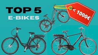 Die 5 besten E-Bikes unter 1000 Euro