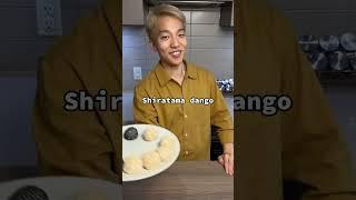 Ken makes sesame dango with takoyaki machine!  (and a wasabi )