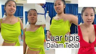 Uting Keluar Gaun Mahal Live Jualan Online Pakaian Try on Haul || Olshop terbaru