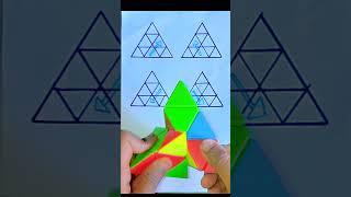 How To Solve a Pyraminx  #viral #shorts @cubes king