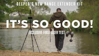 FIRST USER TEST! Deeper's NEW Range Extender Kit