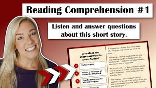 Reading Comprehension Practice Test with Answers | Short Story #1 (Elementary/Pre-Intermediate)