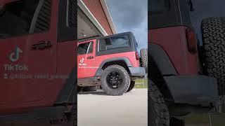 285 BFGs on 17in Wrangler wheels 2dr JK #jeep #jeepjk #jeeplife #bfgoodrich #allterrain #mechanic