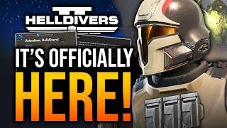 Helldivers 2 - FREE Armor Status Update! Custom Weapons & Major Order News!