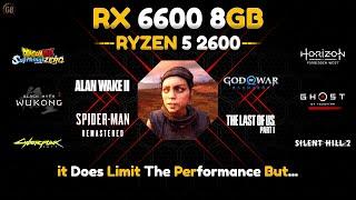 RX 6600 + Ryzen 5 2600 - 1080P/FSR 3 - Test in 10 Games