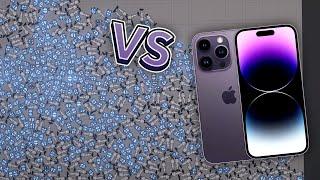  iPhone 14 Pro Max VS 1000 Nuclear Bombs!! - Melon Playground