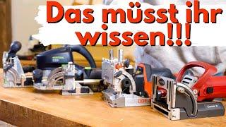 Das Fazit überrascht! Vorstellung & ehrliche Meinung Festool Domino, Lamello, Mafell Duodübler