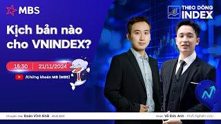 KỊCH BẢN NÀO CHO VNINDEX? | THEO DÒNG INDEX 21.11.2024