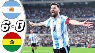 FIFA World Cup Qualifiers 2024 || Argentina vs Bolivia Full Match || Messi Hat-trick 2024