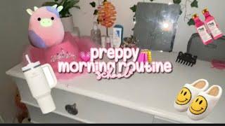 preppy morning routine!! *school* || deffokeerith