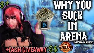 5 Biggest Mistakes DPS Make in Solo Shuffle and Arena | Solo Shuffle Arena PvP Guide + Cash Giveaway