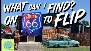 What can I FIND to FLIP? on ROUTE 66 /Funky Finds ep22