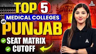 Top 5 Government Medical Colleges in Punjab | Punjab Medical College Cut Off 2024 | Seat Matrix