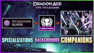 Veilguard - Specializations, Backgrounds, Factions, & Companions Choices & Combos | Dragon Age