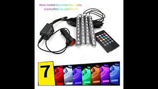 Music Control Car LED Atmosphere Light