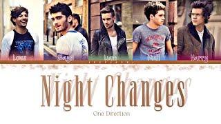 One Direction - Night Changes (Color Coded Lyrics By Jessjoshi)