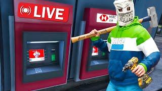 Stealing Every ATM In GTA 5 Roleplay