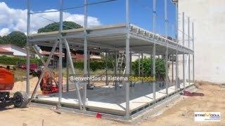 Progreso De La Construcción StarModul,  De Los Cimientos Al Armazón